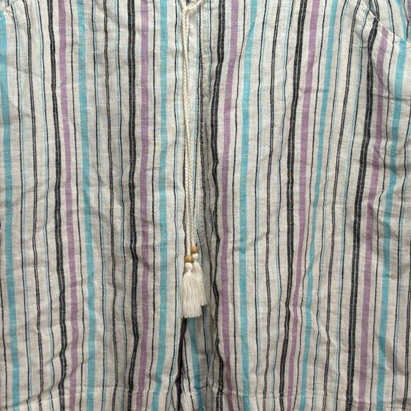 Lane Bryant NWT Linen Blend Pull On Tie Waist Shorts Plus Size 14/16 - Picture 7 of 12